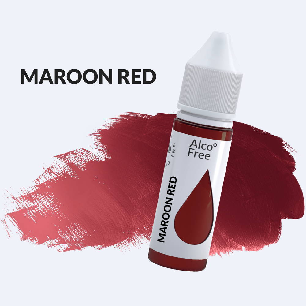 Maroon RED тату-краска бордовая