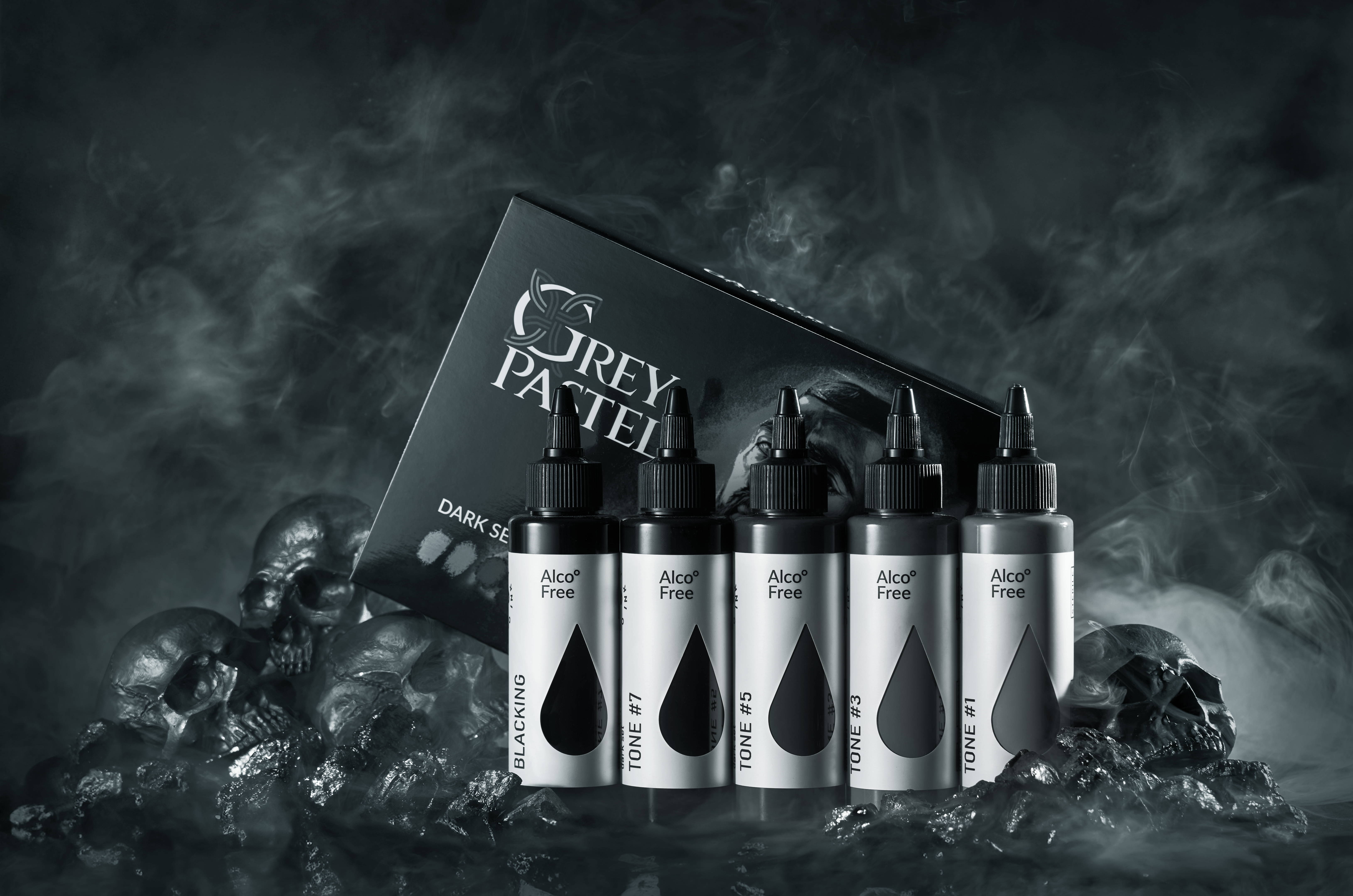 GREY PASTEL DARK SET