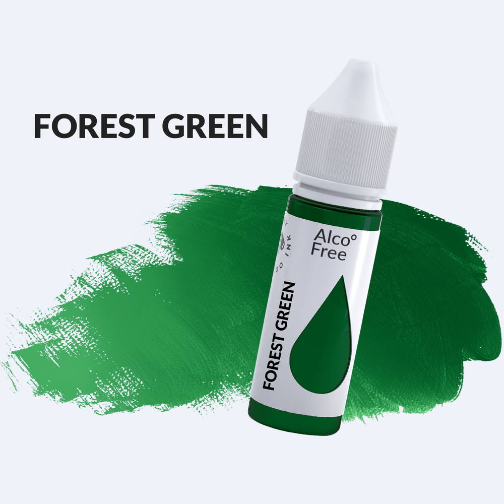 Forest Green тату-краска холодный зелёный
